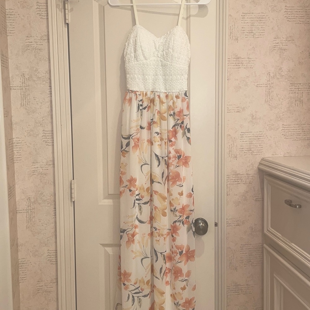 Floor length summer dress